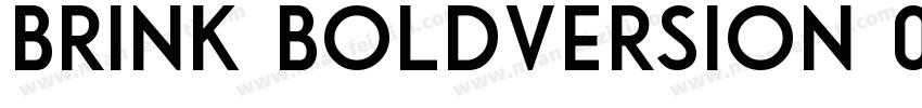 Brink BoldVersion 00字体转换